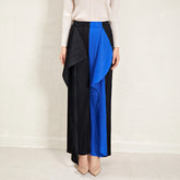Women's Luxurious Pull-on Plissé Pleated Wide Leg Pant